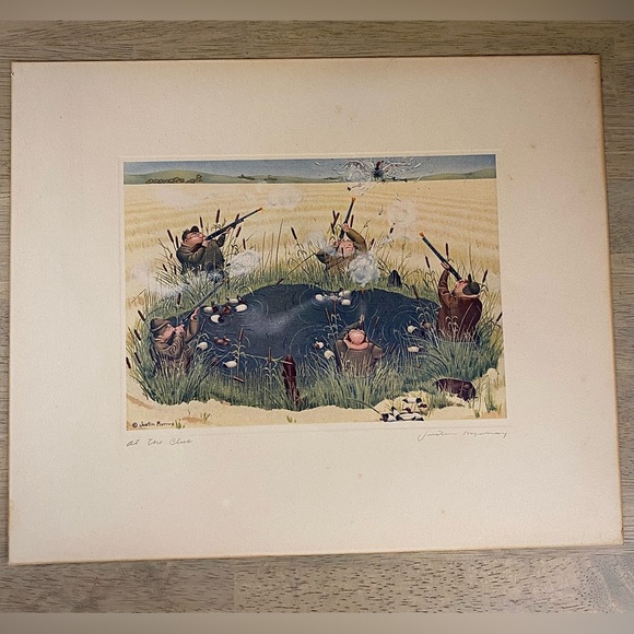 JUSTIN MURRAY (1912 - 1987) SIGNED LITHOGRAPH PRINT 
